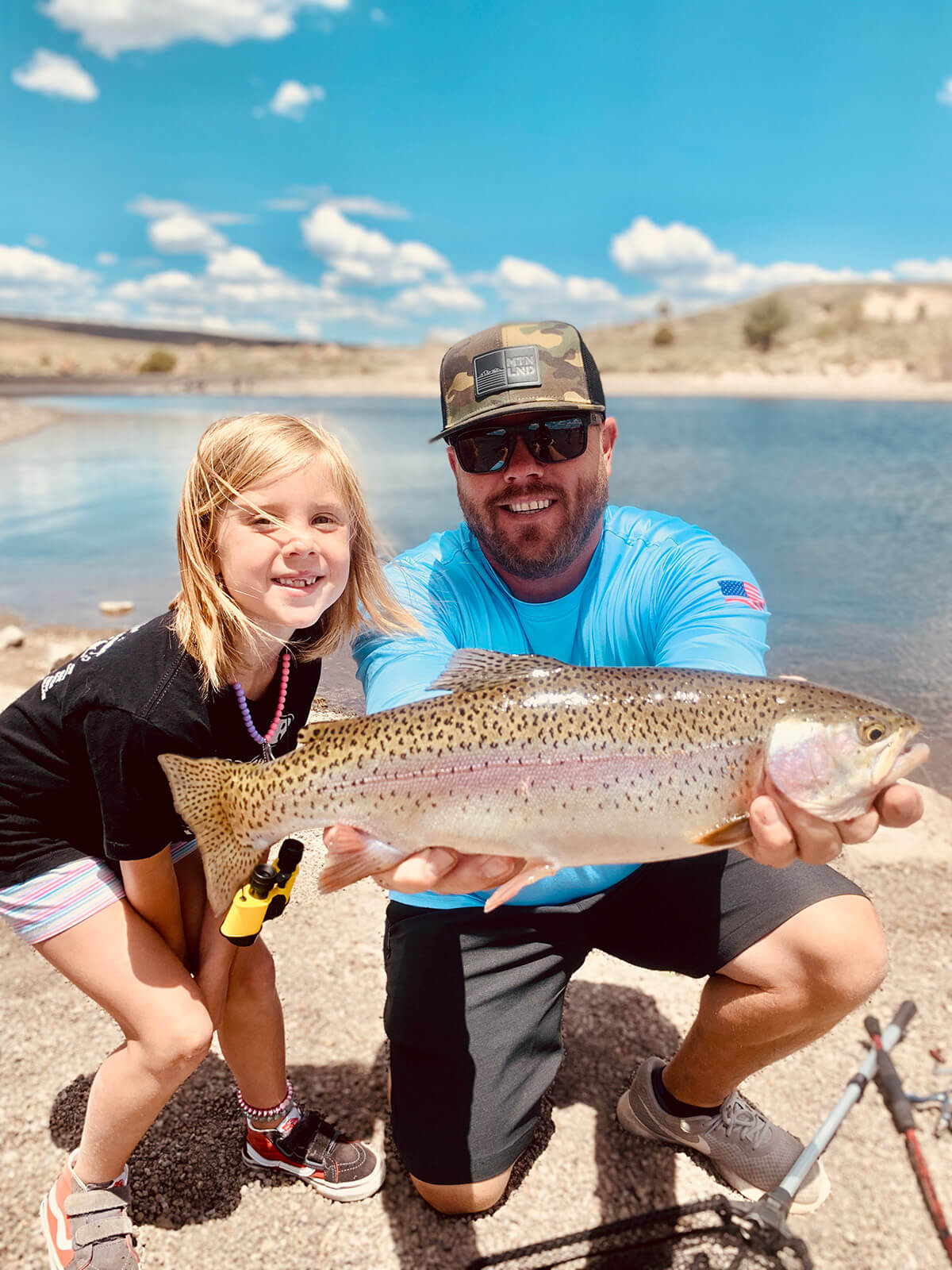 Mike Butler stump grinding expert Fishing in Utah with FamilySpencer Townsend Stump grinder